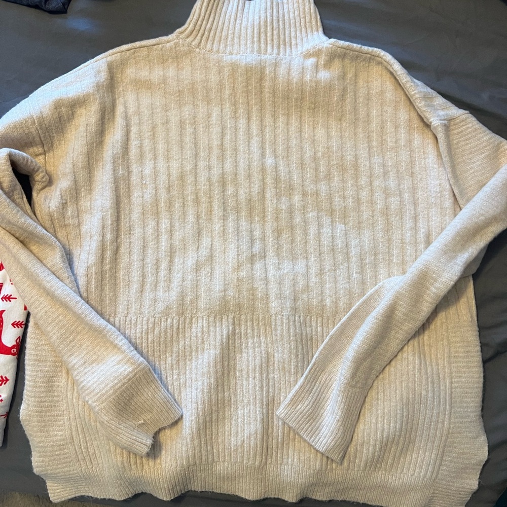 Cozy Cream Turtleneck Sweater